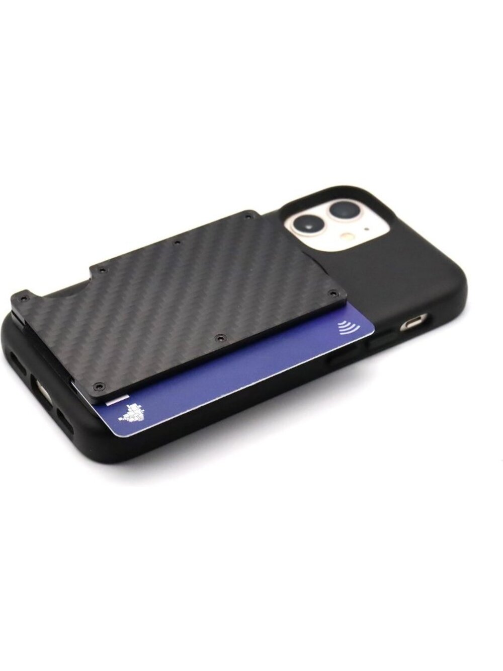 Carbon Fiber Credit Card Wallet & ID Holder - Quad Lock Compatible, Slim Design
